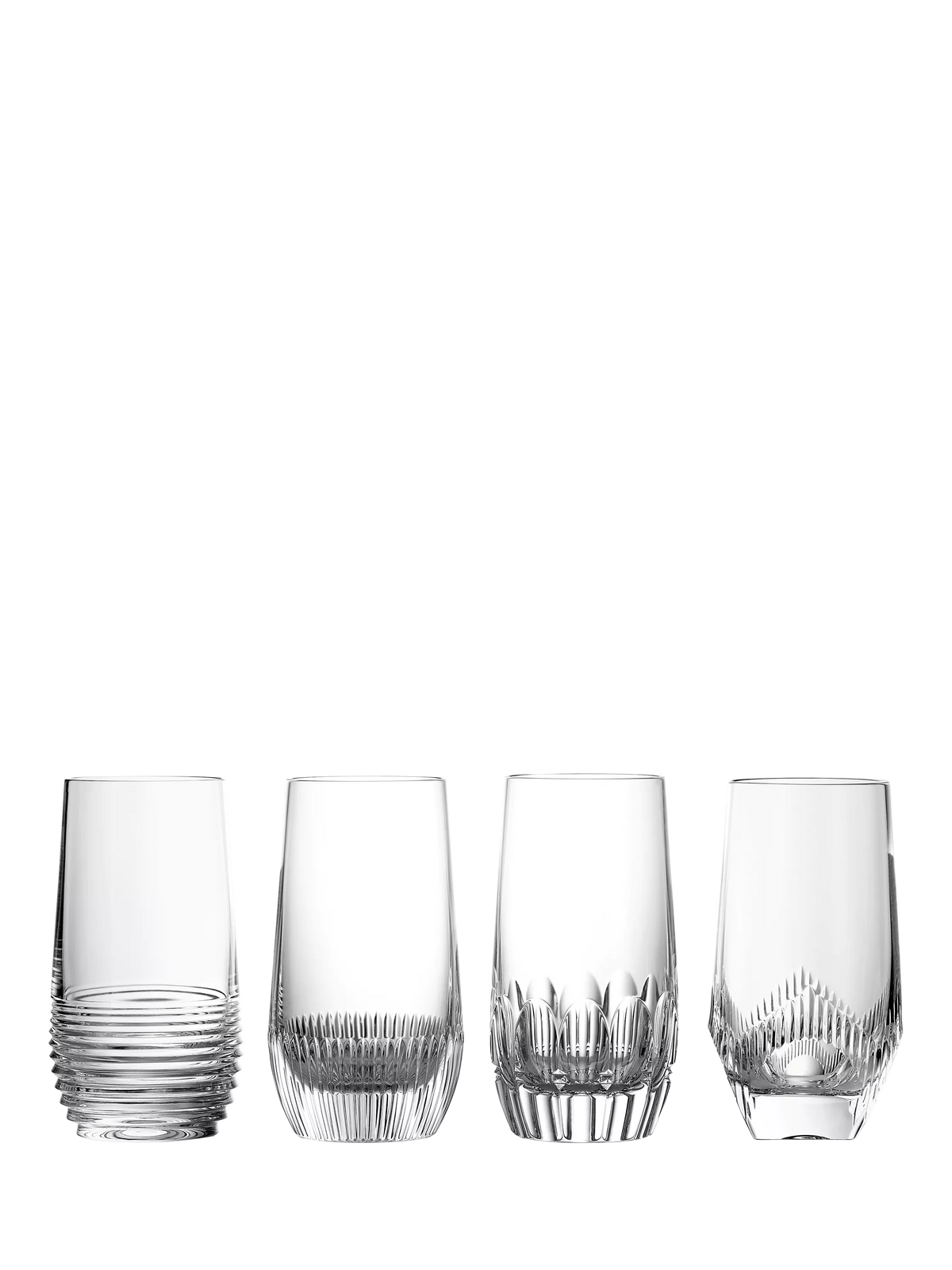Waterford Crystal clear cut glass highball, 430ml (British brand)