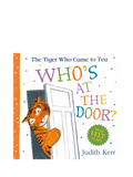 Flap board book based on The Tiger Who Came to Tea Who's at the Door, UK version