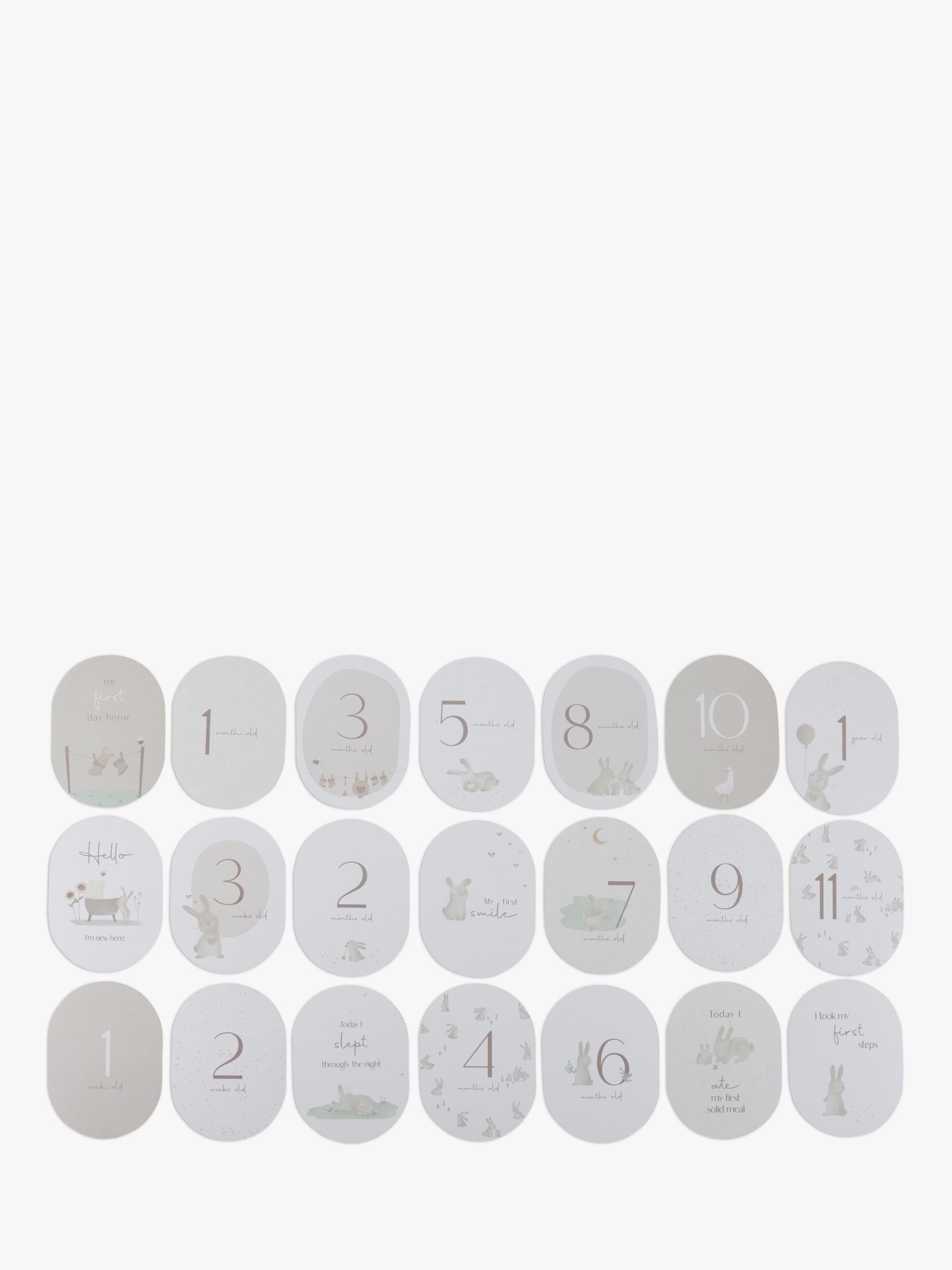 Little Dutch Baby Milestone Cards 21 pc, UK version