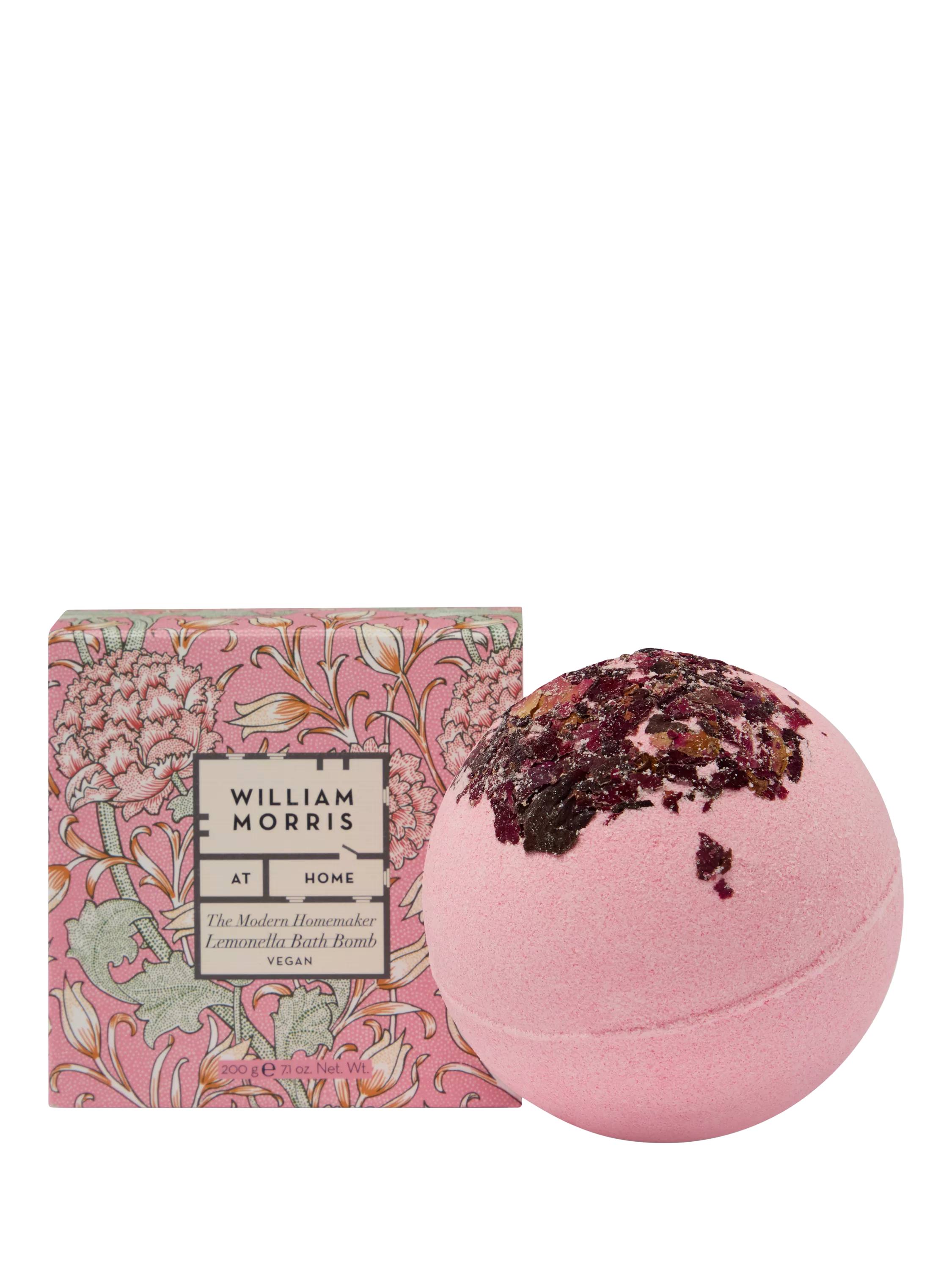 William Morris At Home rose petal bath bomb 200g (British brand)