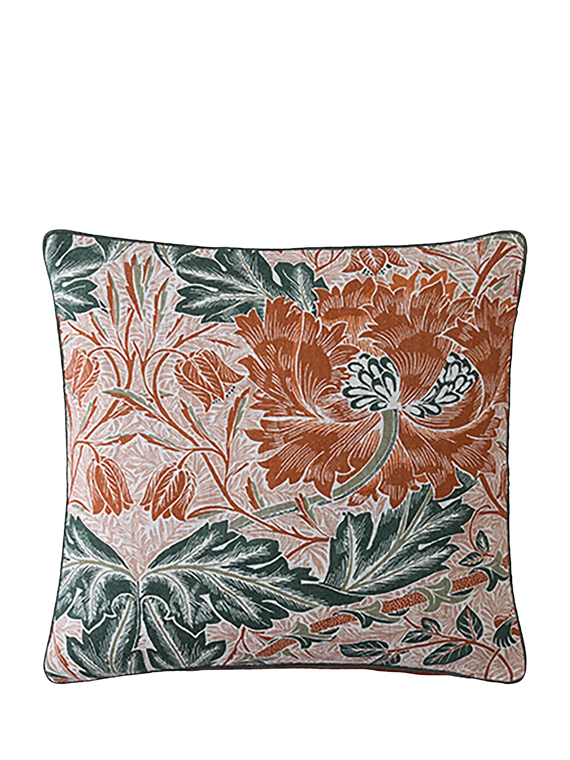 William Morris cushion honeysuckle tulip pattern (British brand)