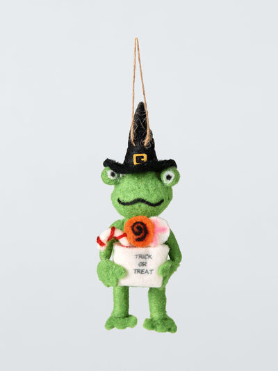 Halloween Frog Felt Hanging Decoration