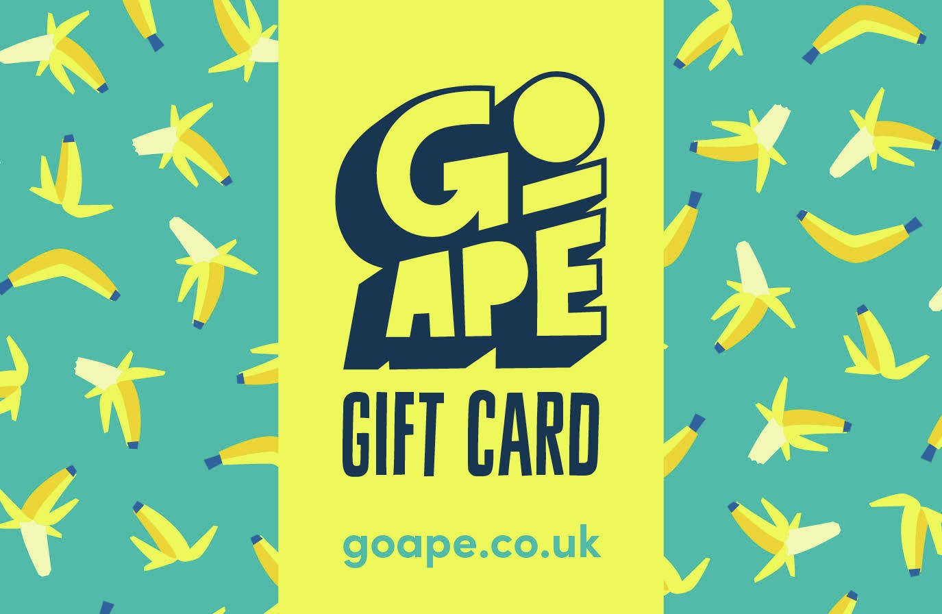 Go Ape 15 GBP gift card, UK version