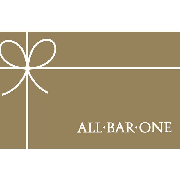 All Bar One 25 GBP Gift Card - British product