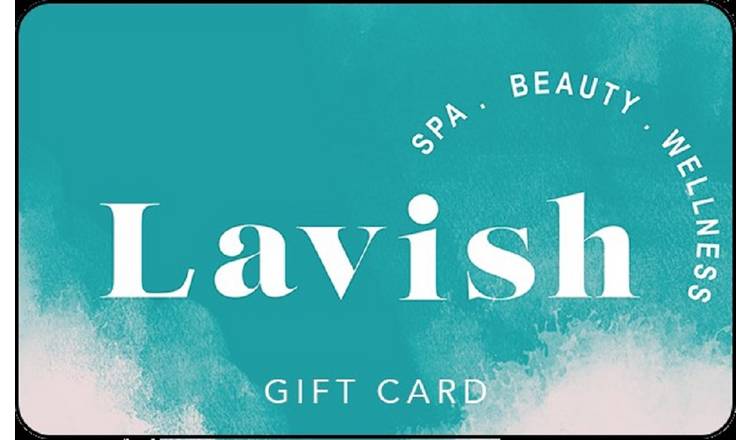 Lavish Spa £25 gift card, UK version