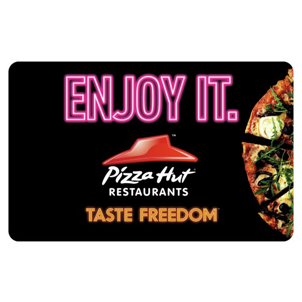 Pizza Hut 25 GBP gift card, imported from the UK