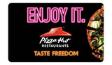 Pizza Hut 25 GBP gift card, imported from the UK