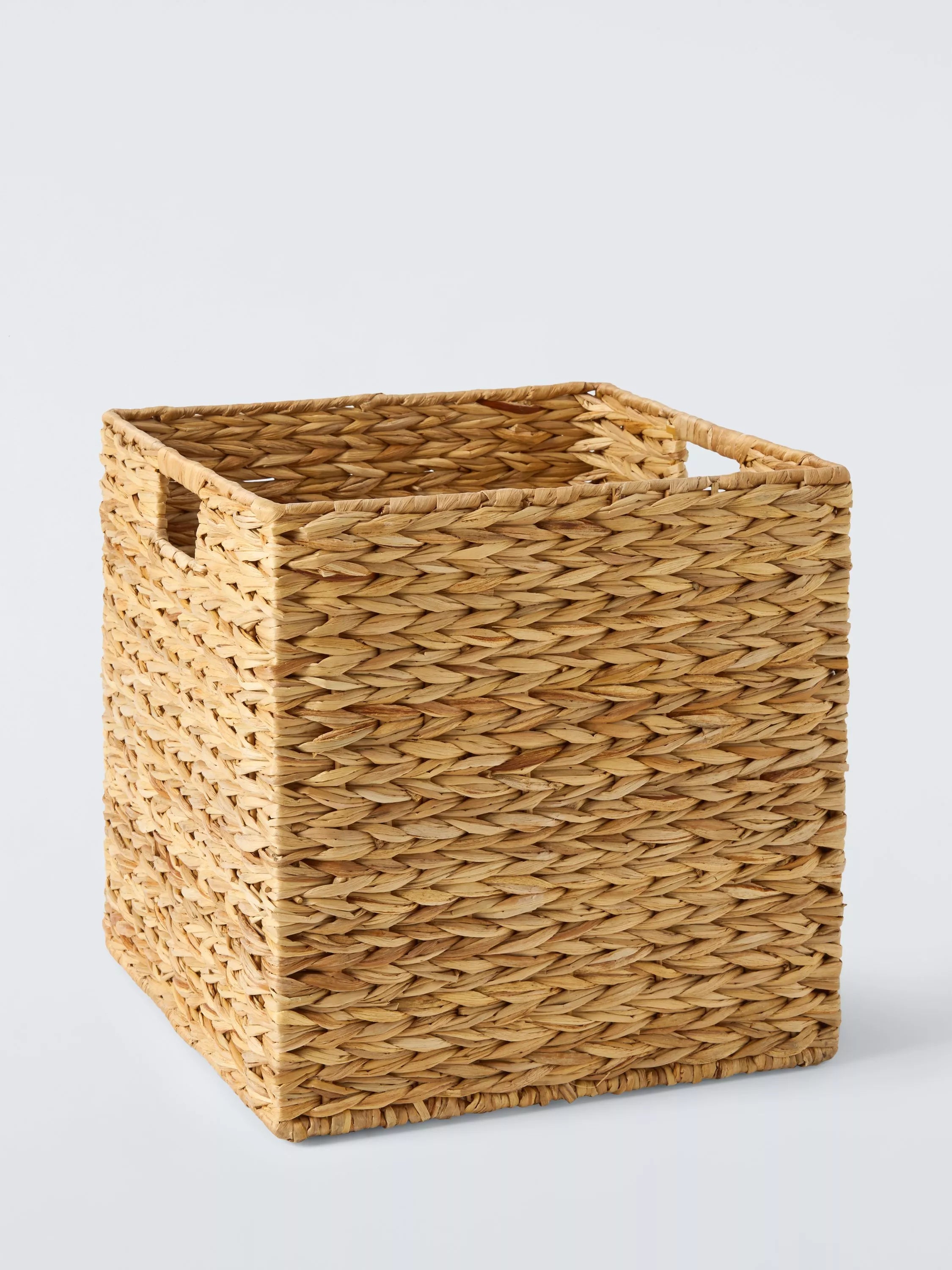 John Lewis Bulrush Storage Cube, Natural, UK version