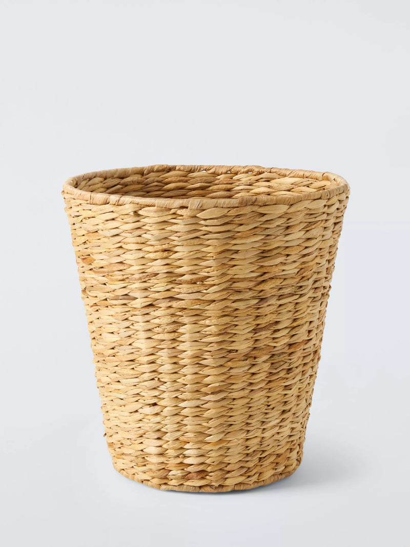 John Lewis bulrush waste paper bin in natural finish, UK version