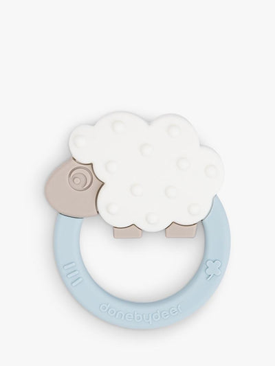 Sheep-Shaped Silicone Teether with Cooling Ring