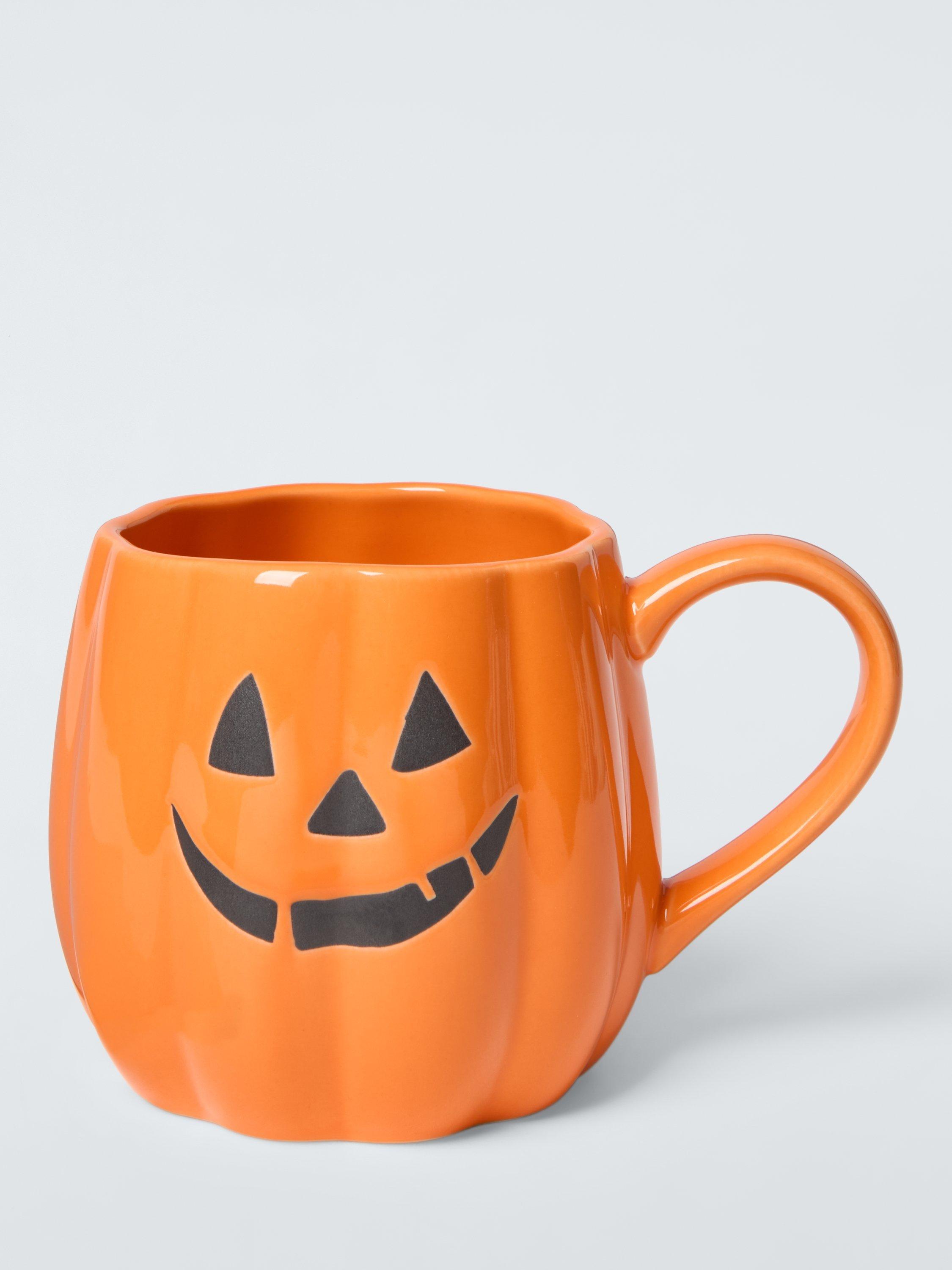 John Lewis orange pumpkin stoneware mug 350ml, UK version
