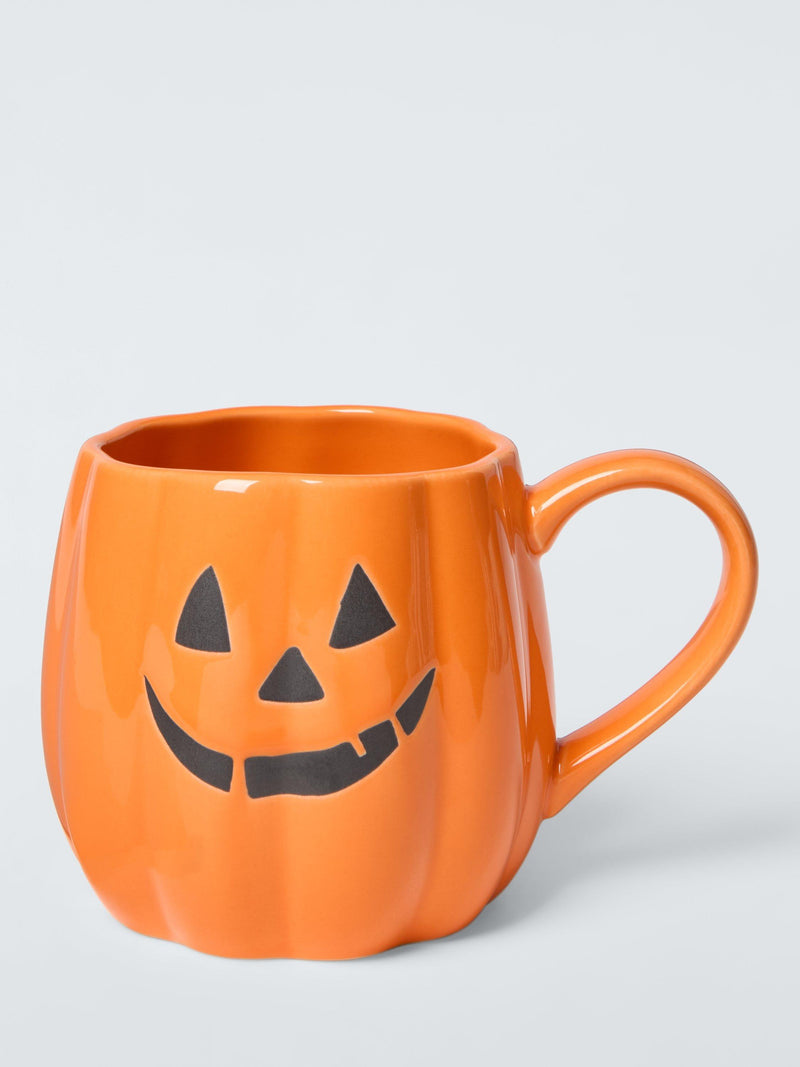 John Lewis orange pumpkin stoneware mug 350ml, UK version