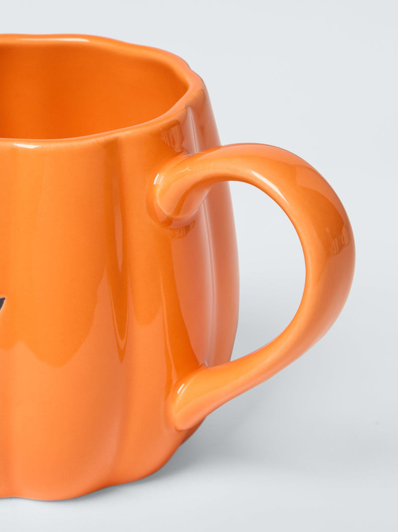 John Lewis orange pumpkin stoneware mug 350ml, UK version