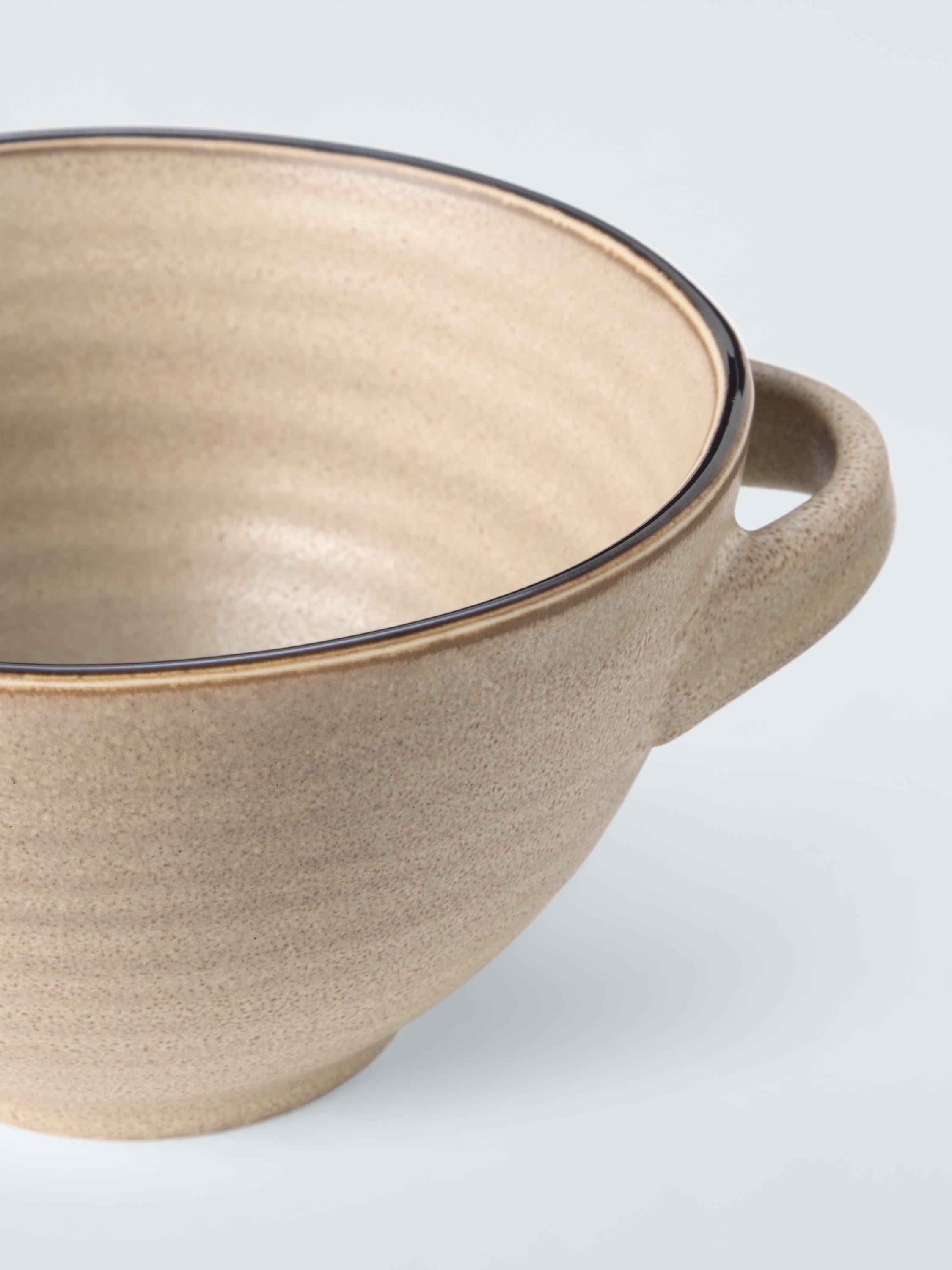 John Lewis Farmhouse Stoneware Soup Bowl 16cm, UK version
