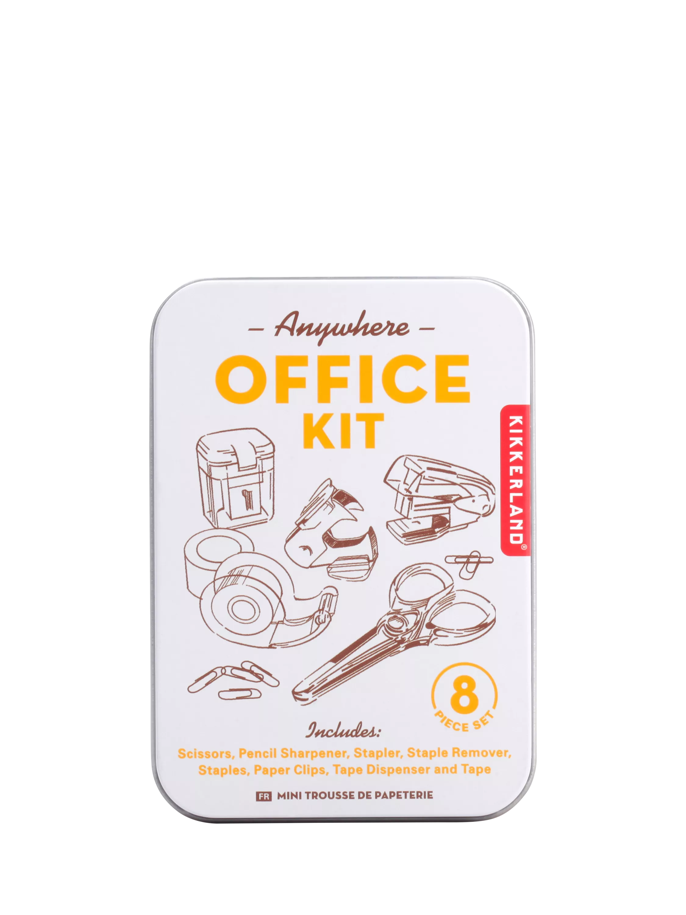 Kikkerland mini office kit 8-piece set imported from the UK