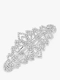 Jon Richard crystal diamante hair barrette in silver, UK version