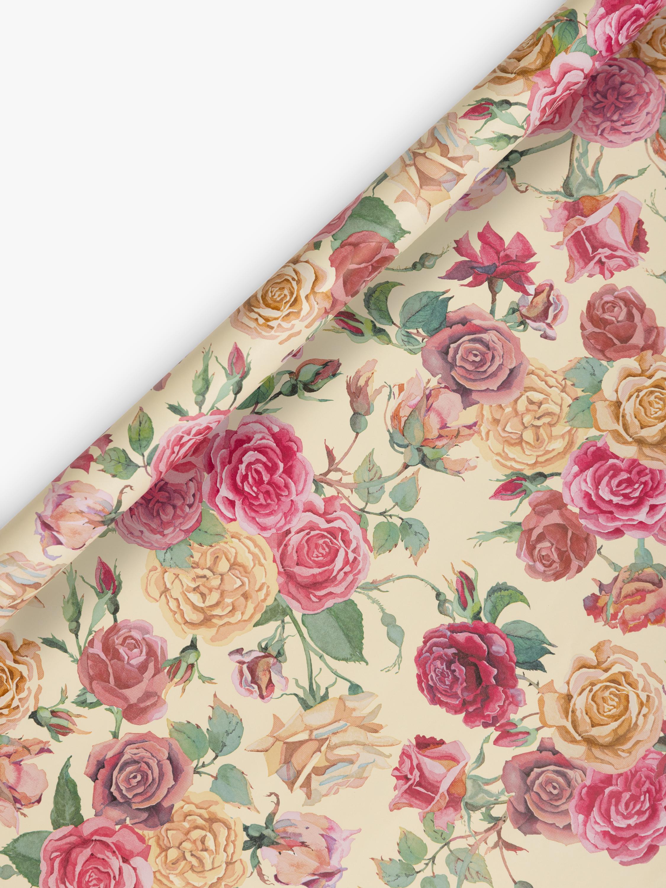 Emma Bridgewater Roses wrapping paper 3m - British product