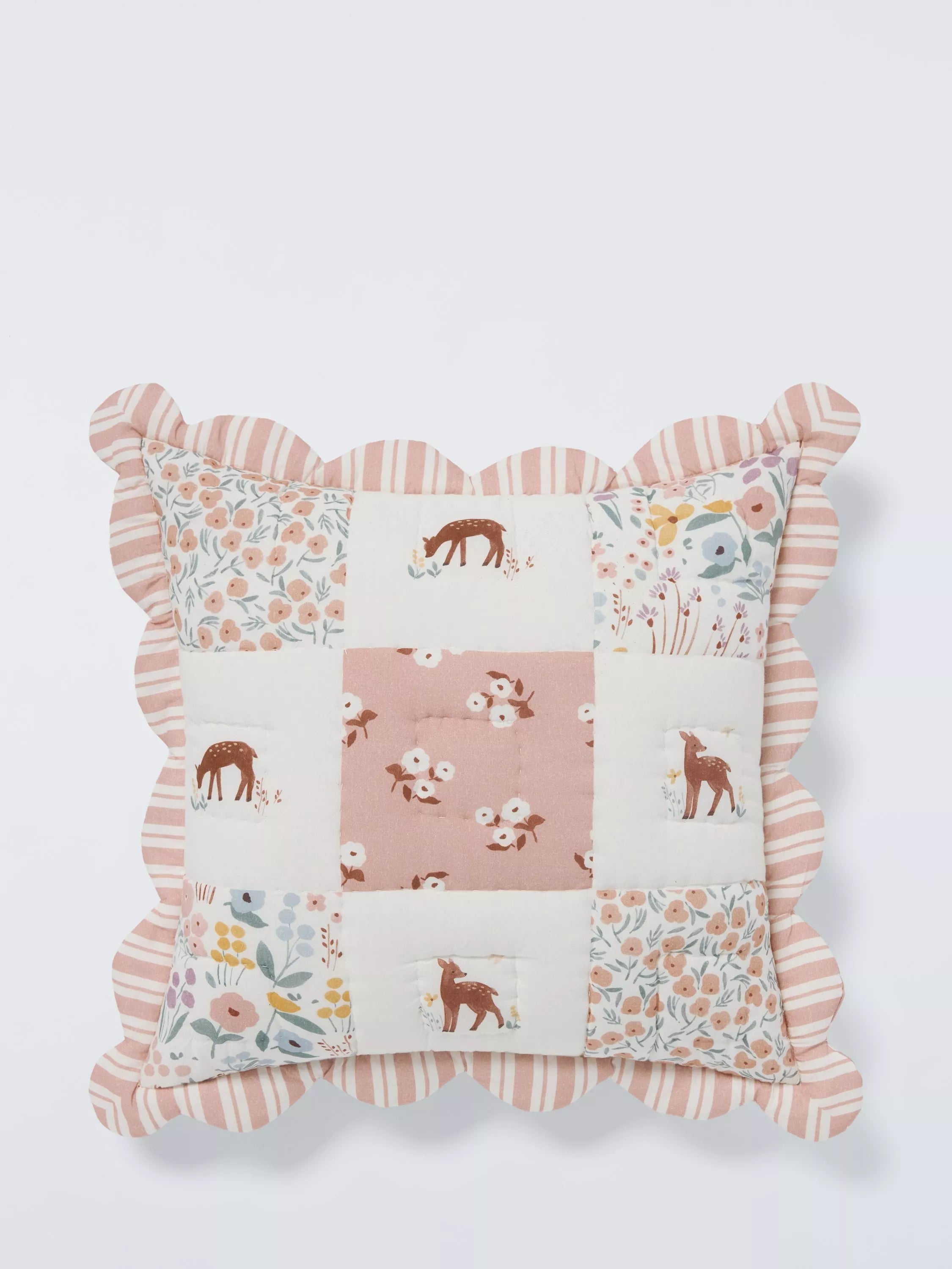 John Lewis kids' patchwork deer cushion, UK version
