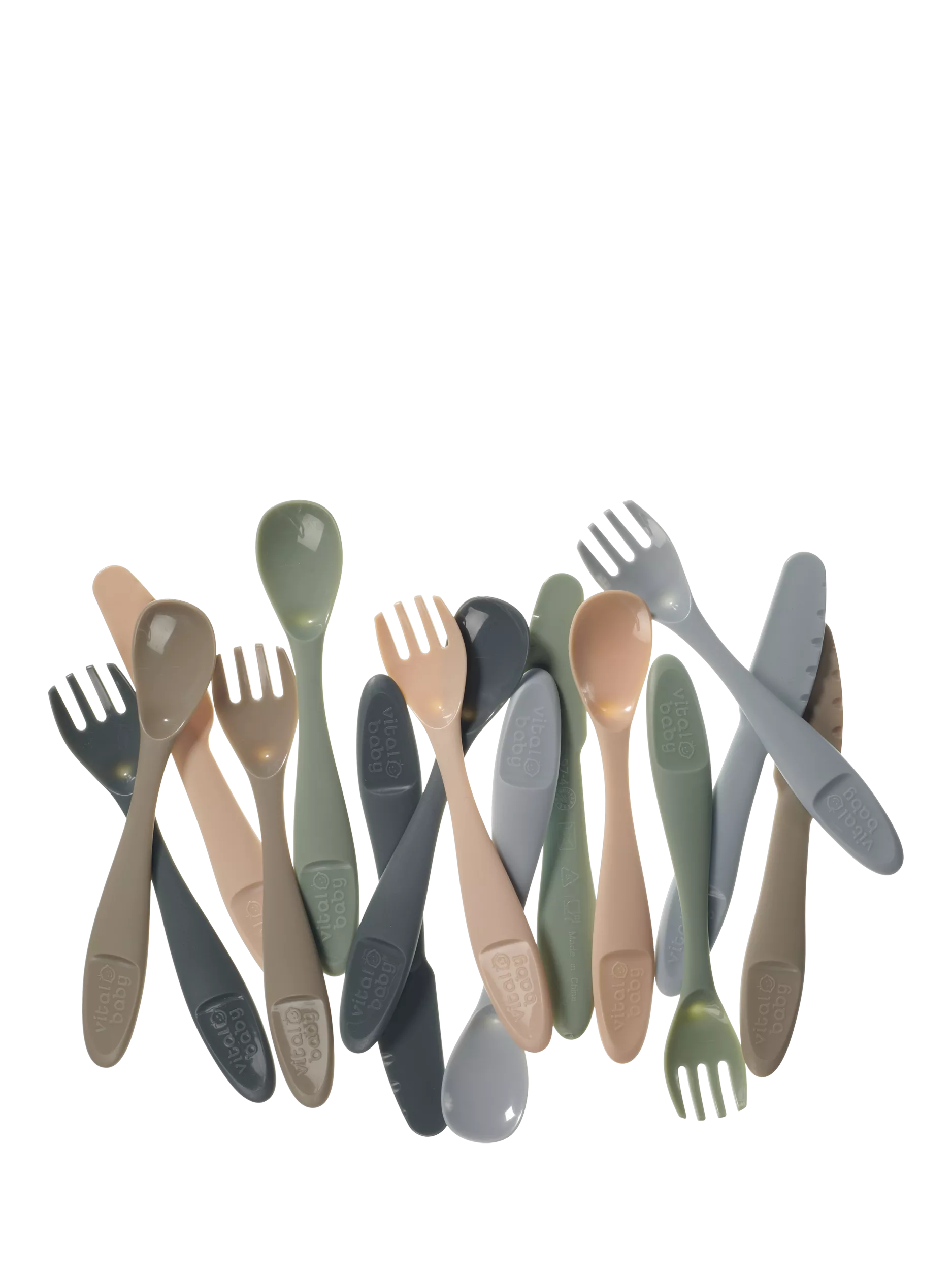 Vital Baby Toddler Cutlery Set 15 Pieces Multi (British brand)