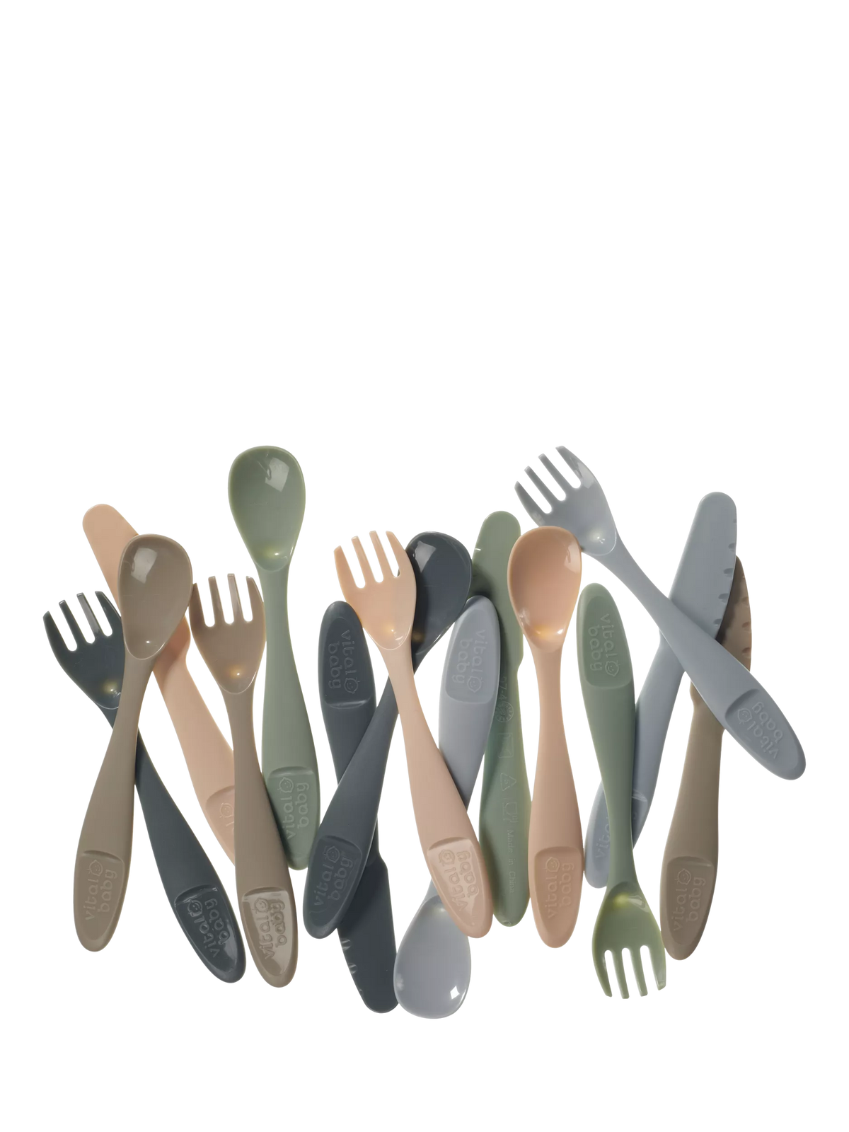Vital Baby Toddler Cutlery Set 15 Pieces Multi (British brand)