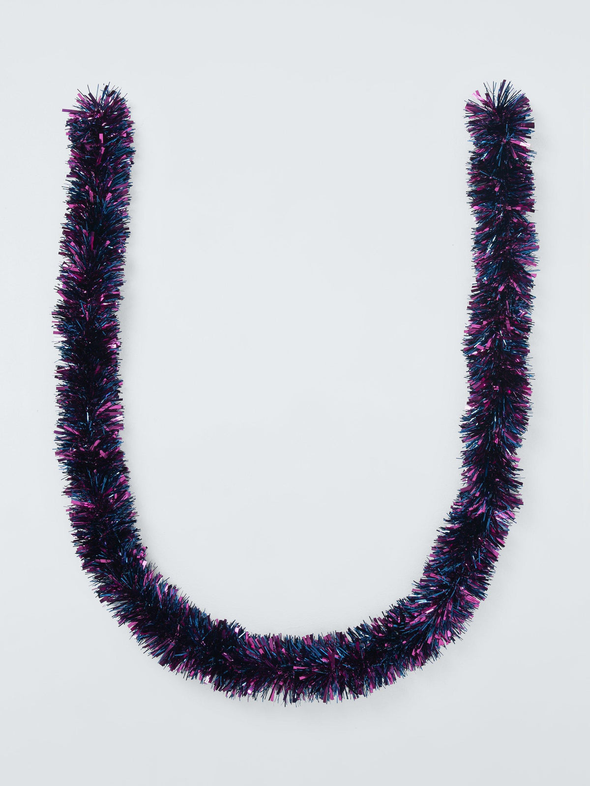 Chunky Mulberry Tinsel for Festive Decorations