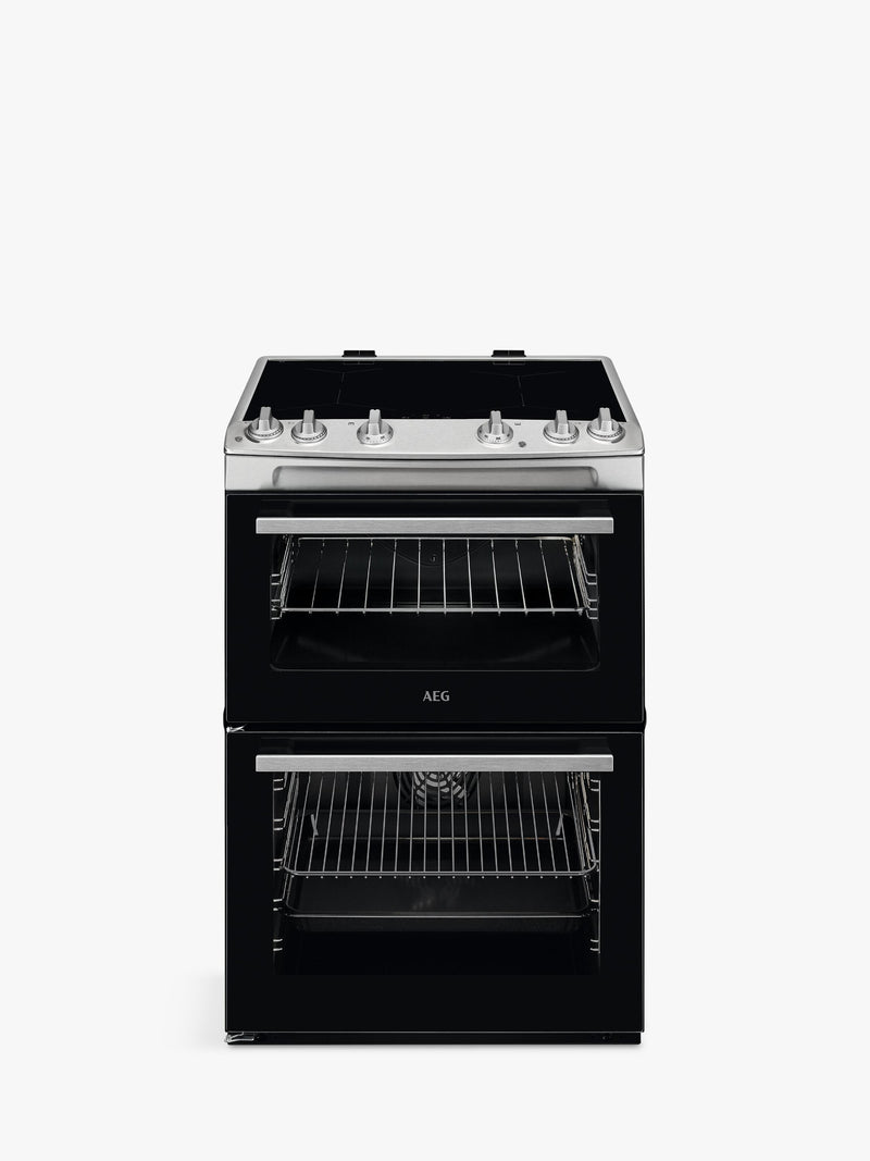 Stainless Steel Induction Hob and Electric Cooker with Steam Cleaning and XXL Capacity