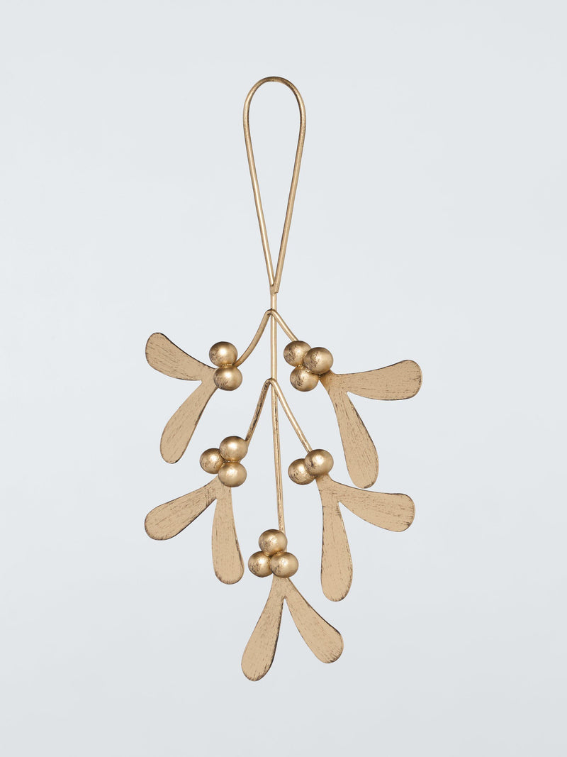Ancient Wonders Metal Mistletoe Tree Decoration