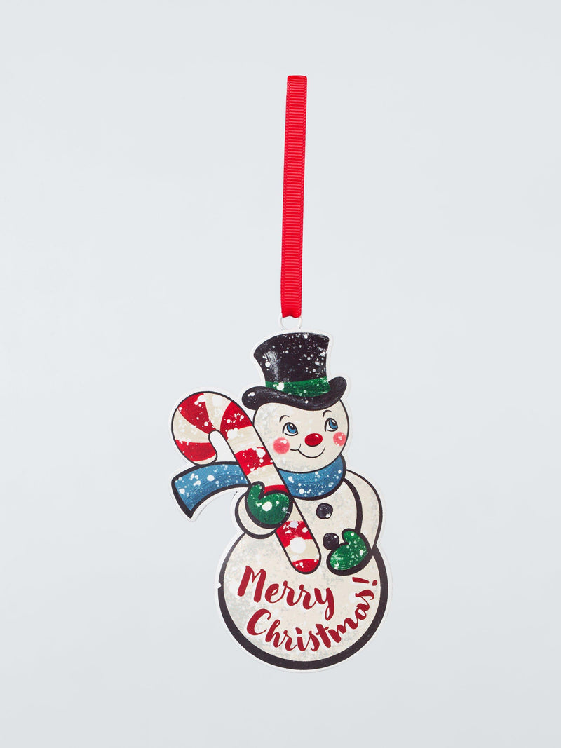 Heirloom Splendour Metal Snowman Tree Decoration