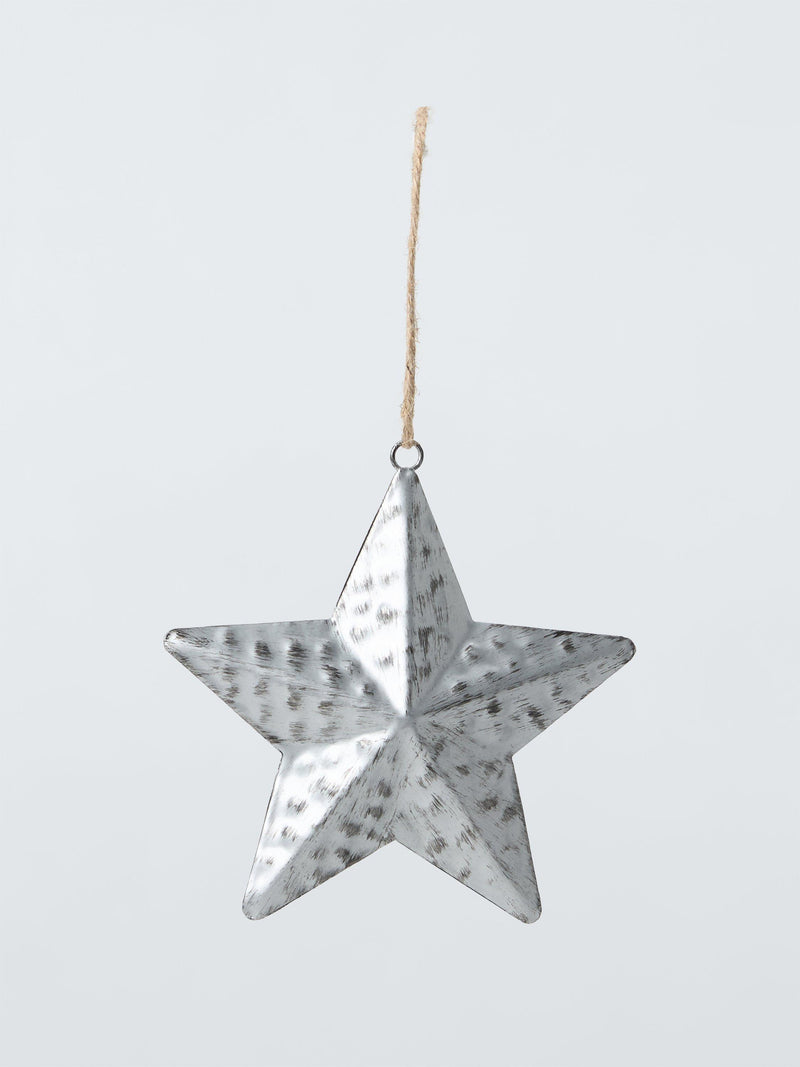 Silver Ancient Wonders Star Bauble