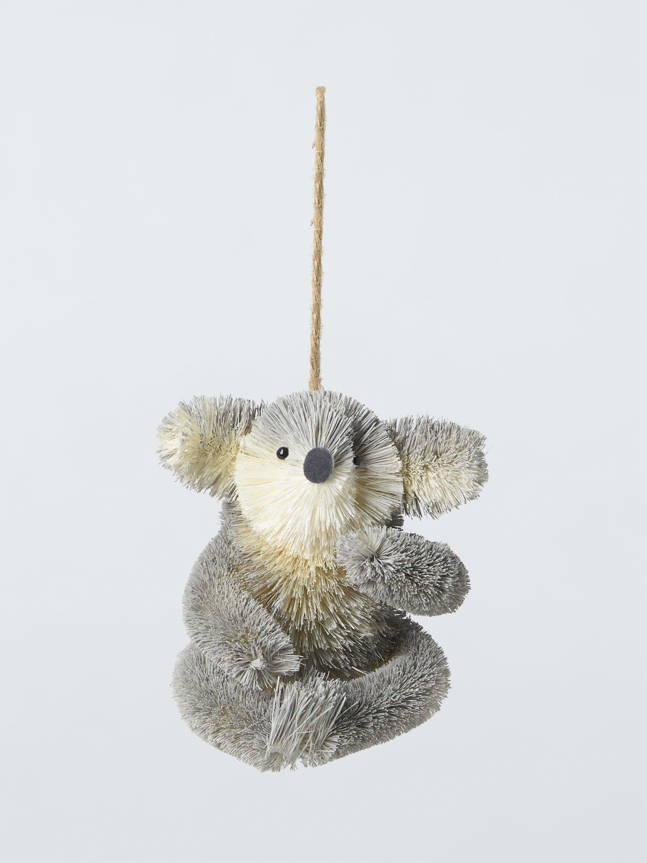 Koala-Shaped Sisal Tree Decoration