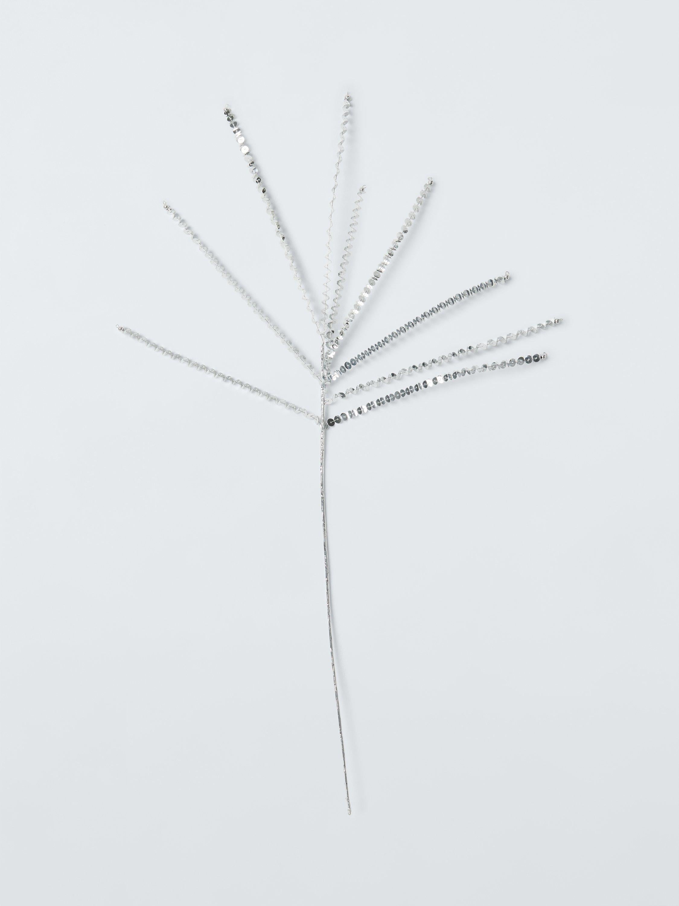 John Lewis Disc Spray Silver Decoration, UK version