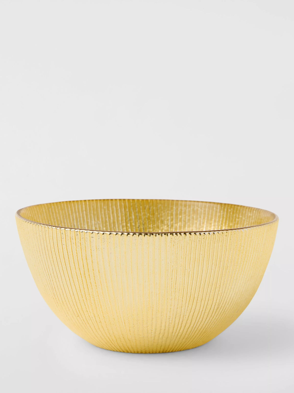 John Lewis glass bowl 15cm gold small, UK version