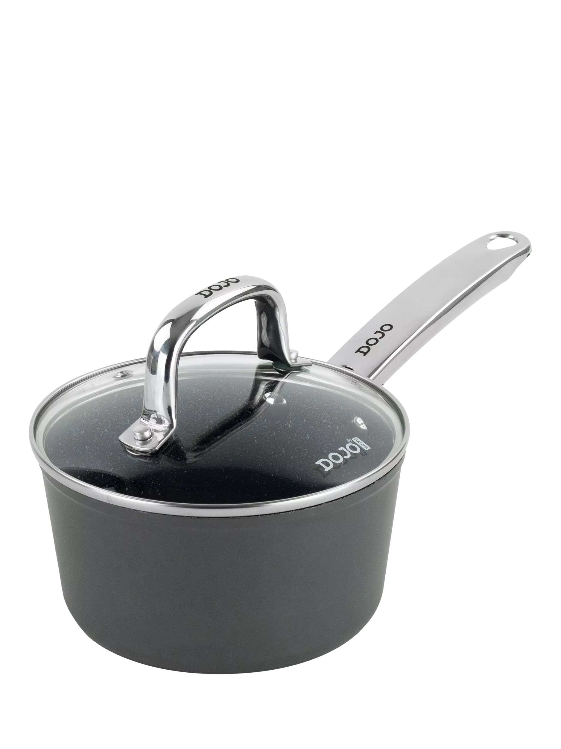 Dojo Yumi Neverstick non-stick saucepan with lid - British product