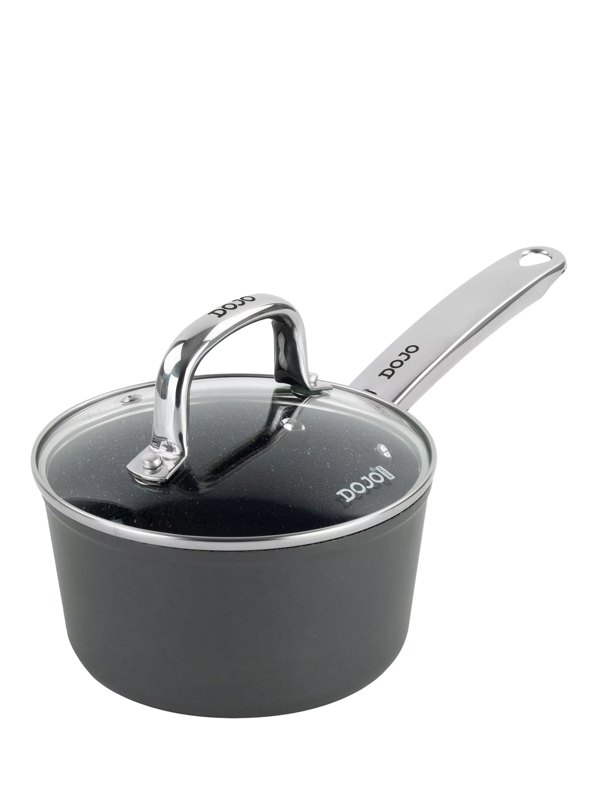 Dojo Yumi Neverstick non-stick saucepan with lid - British product