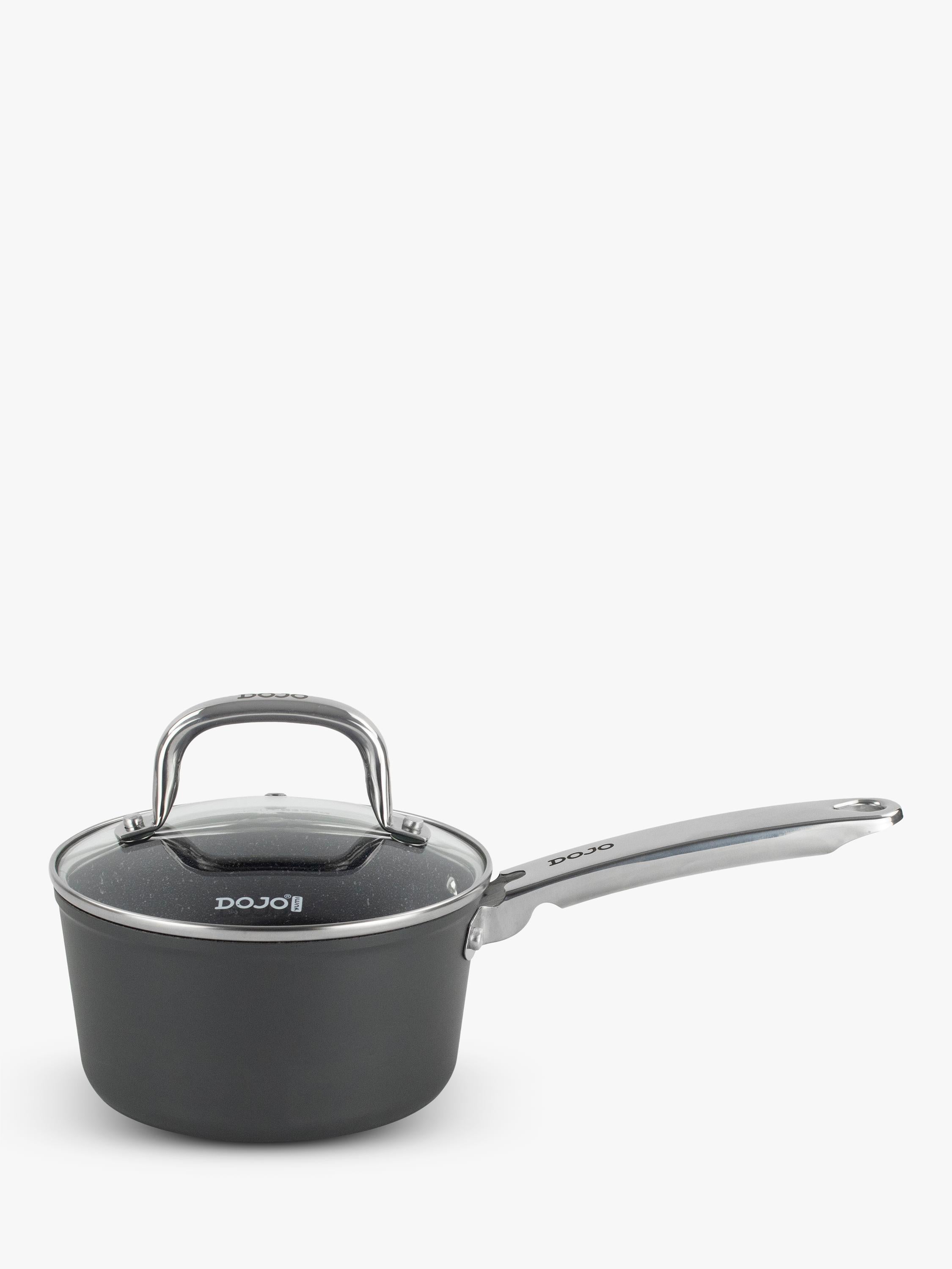 Dojo Yumi Neverstick non-stick saucepan with lid - British product