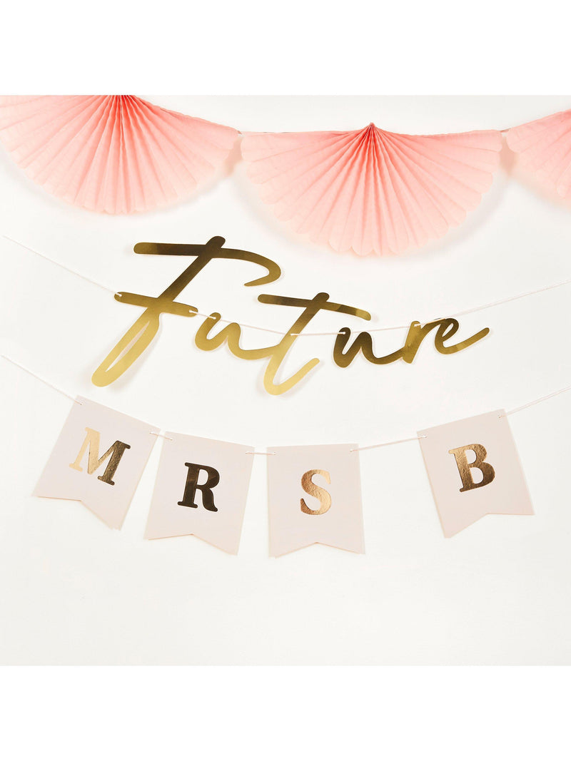 Personalizable 'Future Mrs' Card Banner for Hen Parties