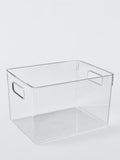Clear Plastic Storage Box Large