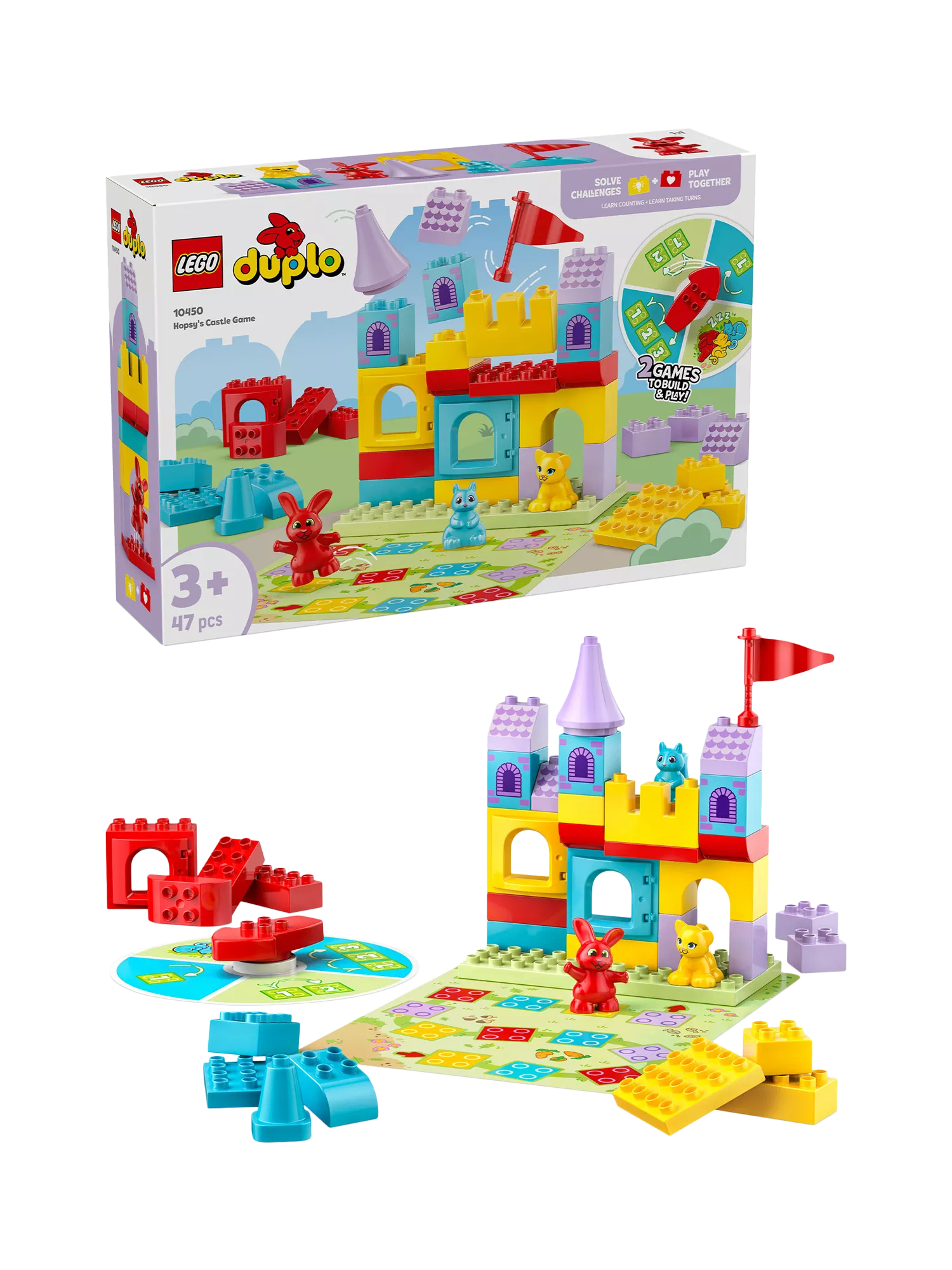 LEGO DUPLO Hopsy's Castle Game board game, UK version