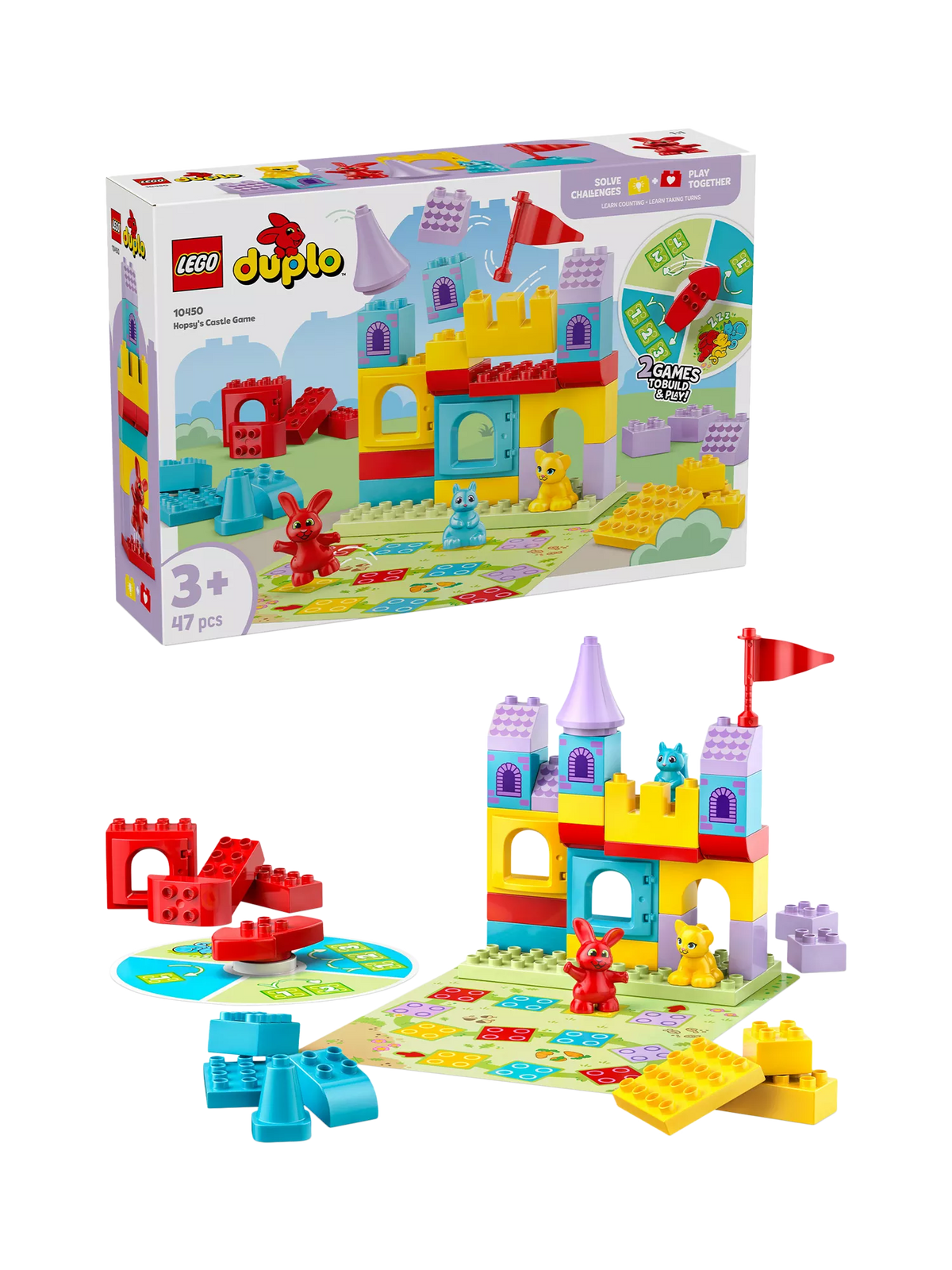 LEGO DUPLO Hopsy's Castle Game board game, UK version
