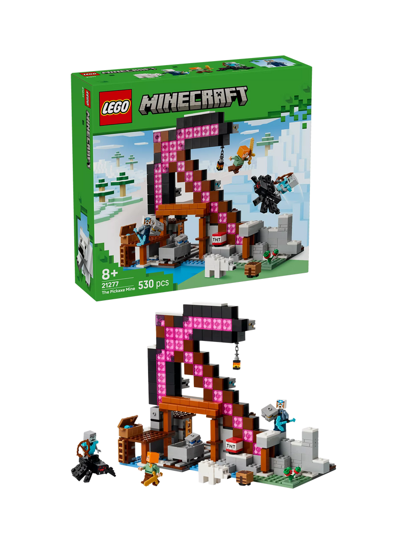 LEGO Minecraft Pickaxe Mine building toy, UK version