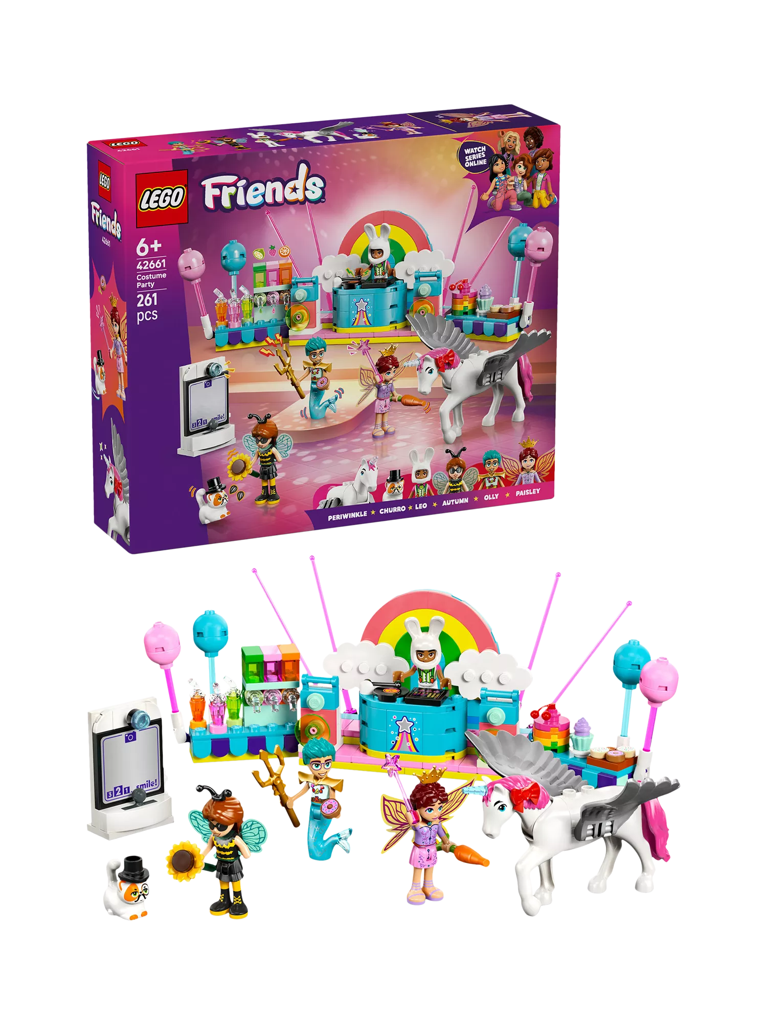 LEGO Friends Costume Party with Unicorn & Fairy building kit, UK version