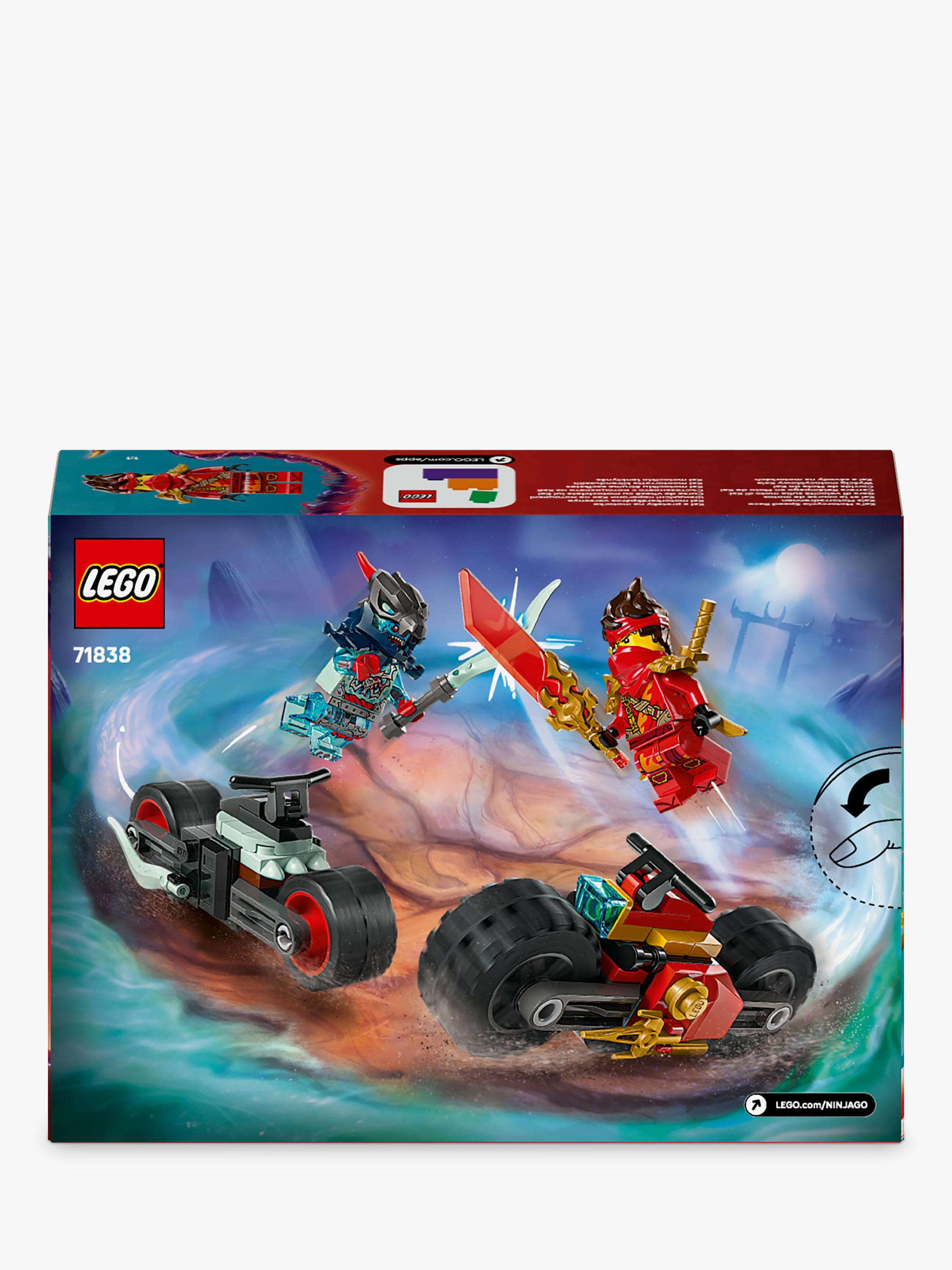 Lego NINJAGO Kai's Motorcycle Speed Race building set, UK version