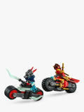 Lego NINJAGO Kai's Motorcycle Speed Race building set, UK version