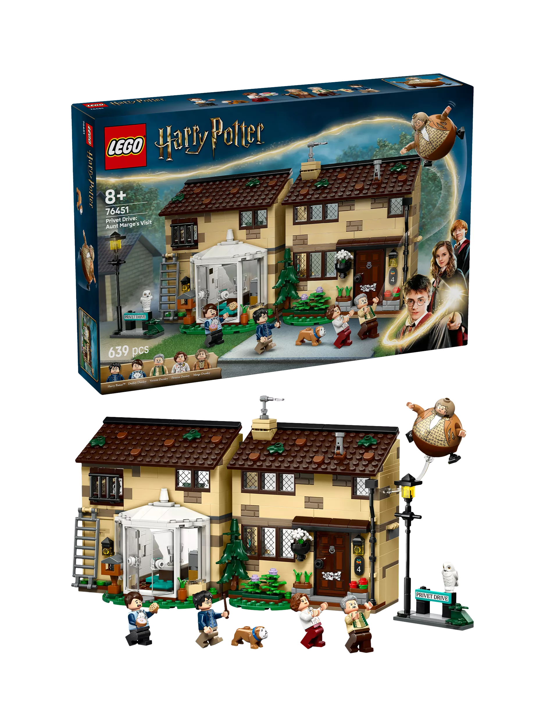 LEGO Harry Potter Privet Drive Aunt Marge's Visit building set, UK version