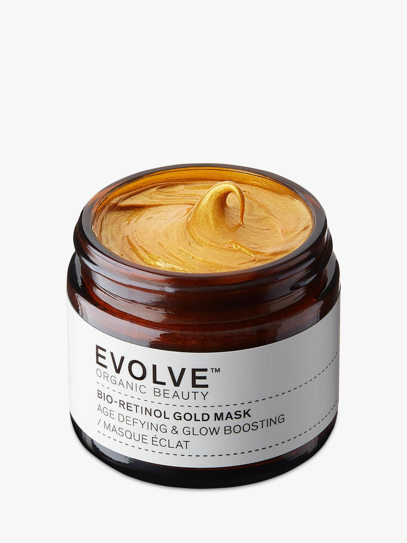 Evolve Organic Beauty Bio-Retinol Gold Face Mask - British product