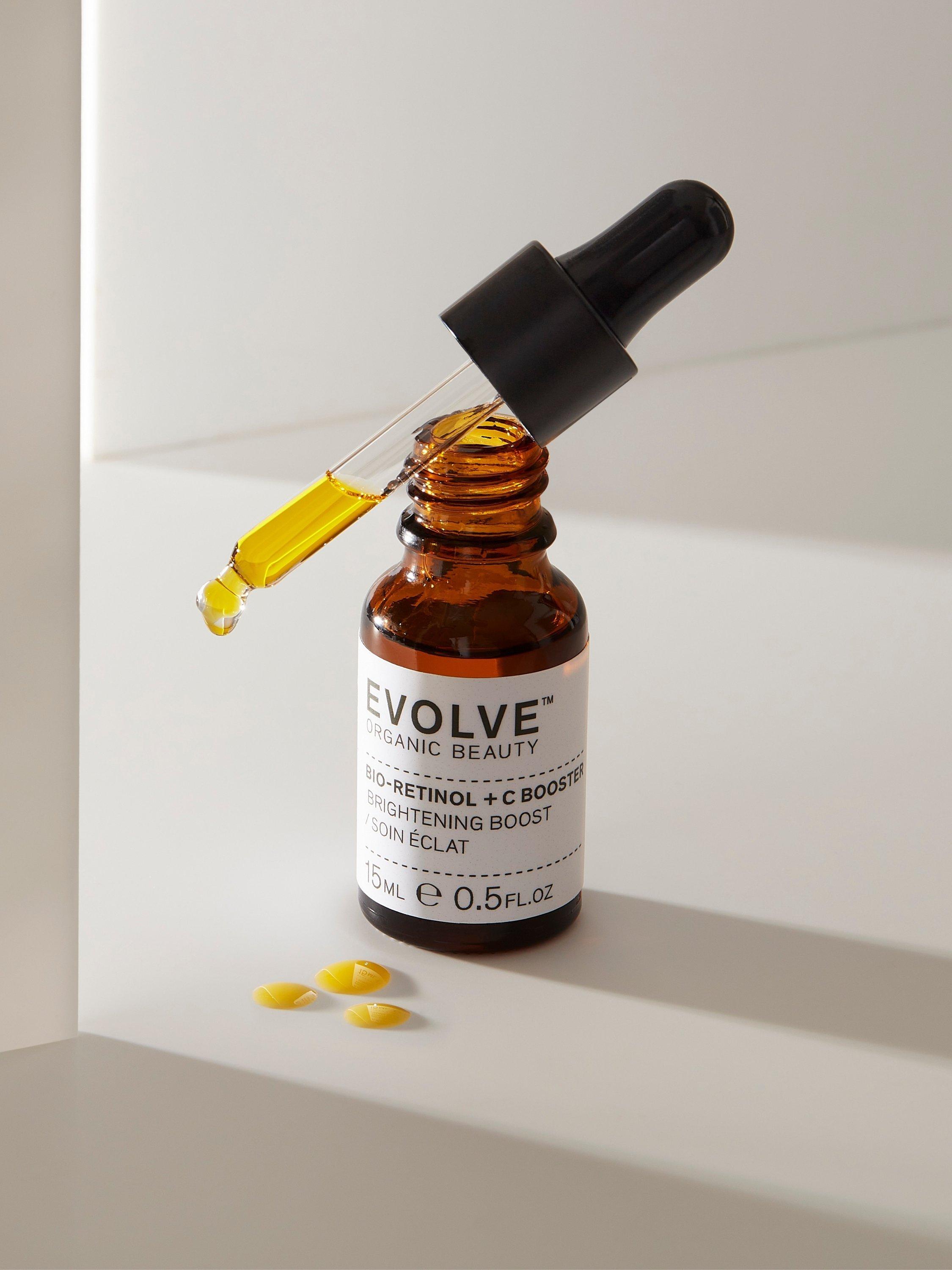 Evolve Organic Beauty Bio-Retinol + C Booster facial oil 15ml - British product