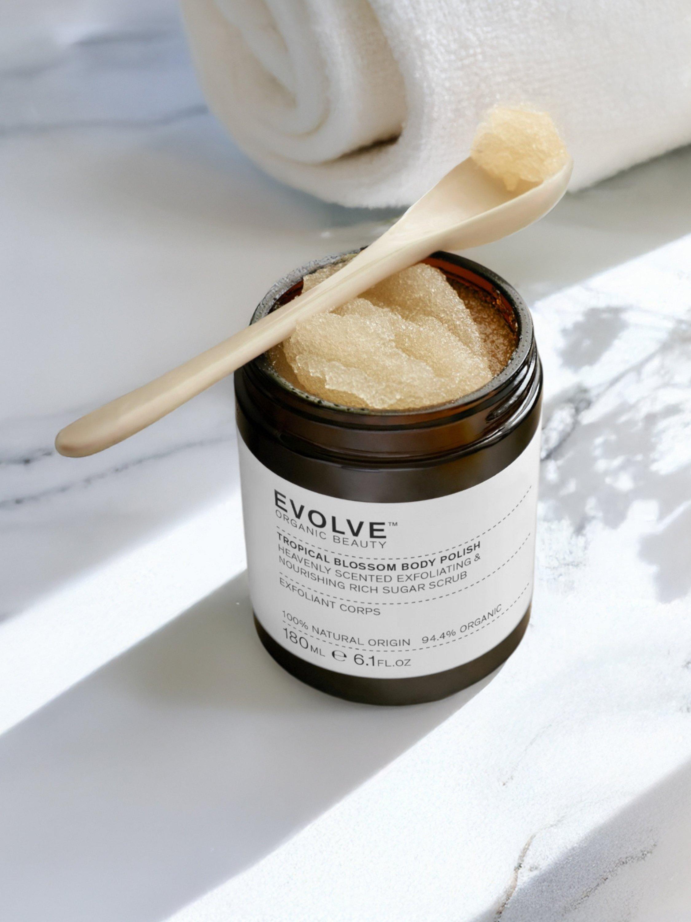 Evolve Organic Beauty Tropical Blossom Body Polish 180ml - British product