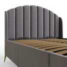 GFW Pettine Double Ottoman Bed Frame Grey, UK version
