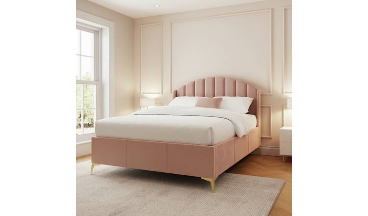 GFW Double Ottoman Bed in Pink, UK version