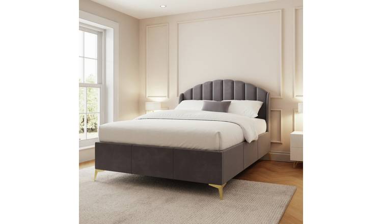GFW Pettine kingsize ottoman bed frame in grey, UK version
